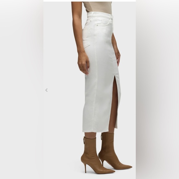 Hudson Jeans White Denim Skirt- size 23- worn once! - Picture 4 of 10